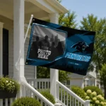 Carolina Panthers House Flag Personalized Framed Photo Blue Black Best Selling