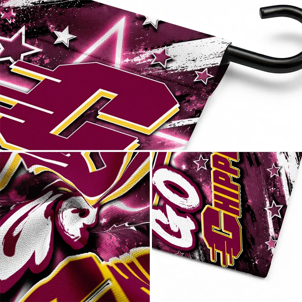 Central Michigan Chippewas Garden Flag Custom Glowing Star Maroon Latest Model Central Michigan Chippewas Garden Flag Custom Glowing Star Maroon Latest Model