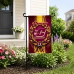 Central Michigan Chippewas Garden Flag Customized Laurel Wreath Maroon Best Selling