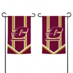 Central Michigan Chippewas Garden Flag Personalized Chevron Stripes Maroon Best Selling