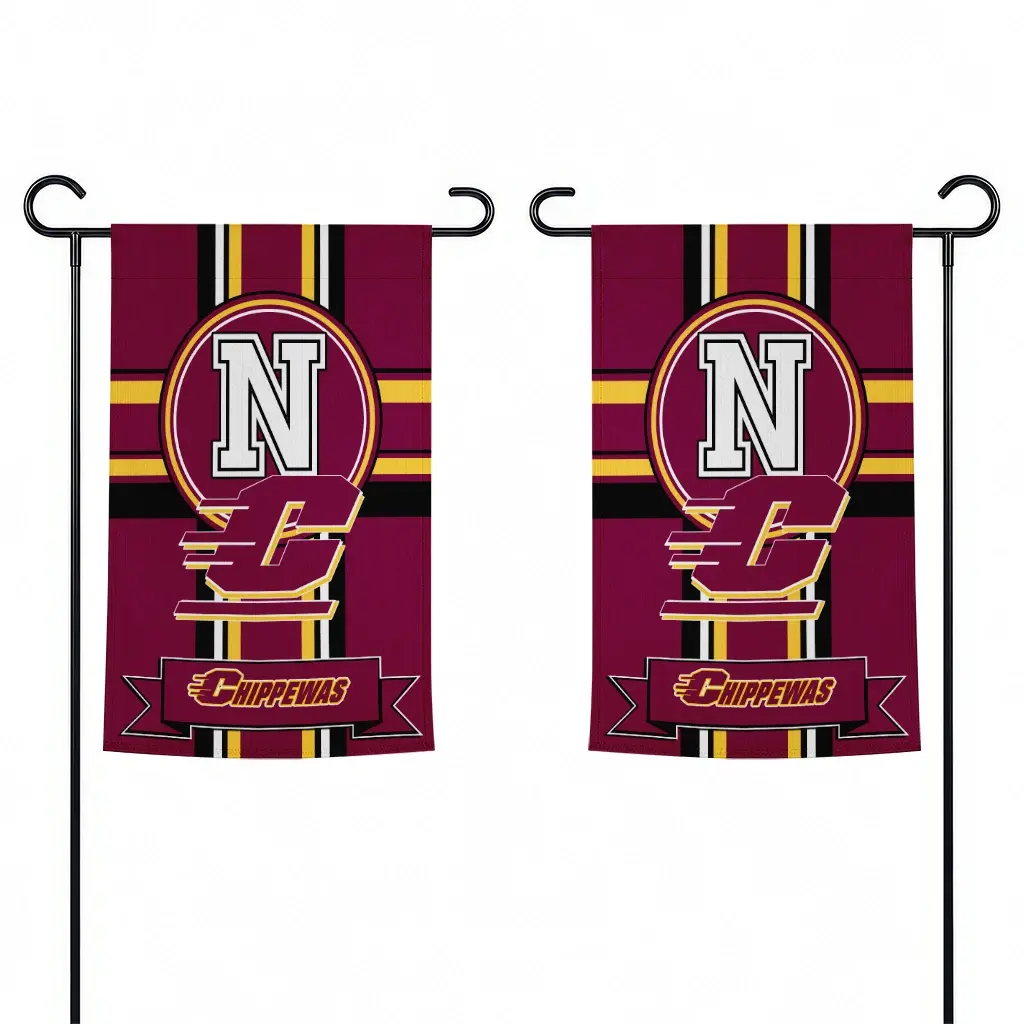 Central Michigan Chippewas Garden Flag Personalized Circle Medallion Maroon Fashion Forward Central Michigan Chippewas Garden Flag Personalized Circle Medallion Maroon Fashion Forward