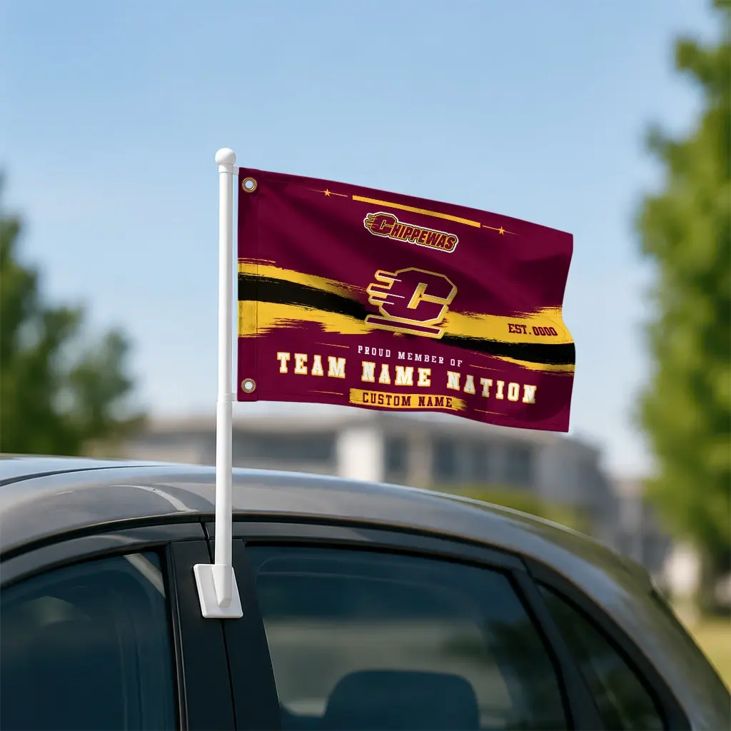Central Michigan Chippewas House Flag Personalized Brushed Streaks Maroon Latest Model Central Michigan Chippewas House Flag Personalized Brushed Streaks Maroon Latest Model