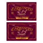Central Michigan Chippewas House Flag Personalized Ornate Border Maroon Best Selling