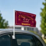 Central Michigan Chippewas House Flag Personalized Ornate Border Maroon Best Selling
