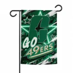 Charlotte 49ers Garden Flag Custom Glowing Star Green Best Selling