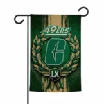 Charlotte 49ers Garden Flag Customized Laurel Wreath Green Best Selling