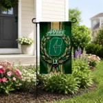 Charlotte 49ers Garden Flag Customized Laurel Wreath Green Best Selling