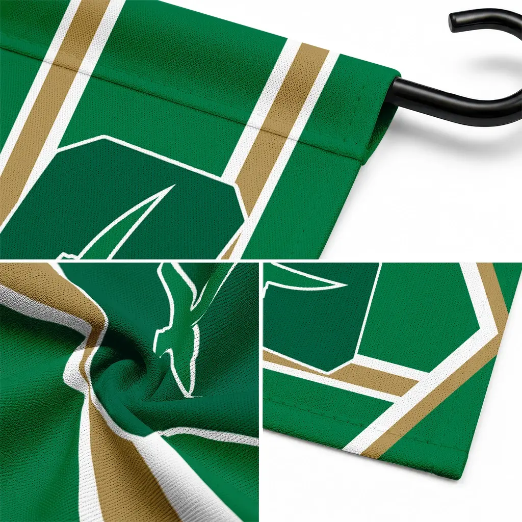 Charlotte 49ers Garden Flag Personalized Chevron Stripes Green Latest Model Charlotte 49ers Garden Flag Personalized Chevron Stripes Green Latest Model