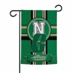 Charlotte 49ers Garden Flag Personalized Circle Medallion Green Best Selling