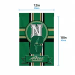 Charlotte 49ers Garden Flag Personalized Circle Medallion Green Best Selling