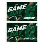 Charlotte 49ers House Flag Custom Action Streaks Green Best Selling