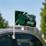 Charlotte 49ers House Flag Custom Diagonal Stripes Green Best Selling