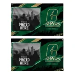 Charlotte 49ers House Flag Customized Framed Photo Green Black Best Selling