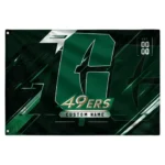 Charlotte 49ers House Flag Customized Speed Slashes Green Best Selling
