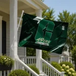 Charlotte 49ers House Flag Customized Speed Slashes Green Best Selling