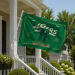 Charlotte 49ers House Flag Personalized Ornate Border Green Best Selling