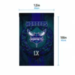 Charlotte Hornets Garden Flag Custom Laurel Wreath Teal Best Selling