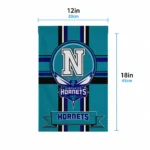 Charlotte Hornets Garden Flag Customized Circle Medallion Teal Best Selling