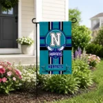 Charlotte Hornets Garden Flag Customized Circle Medallion Teal Best Selling