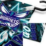 Charlotte Hornets Garden Flag Personalized Glowing Star Teal Best Selling