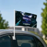 Charlotte Hornets House Flag Custom Speed Slashes Teal Best Selling
