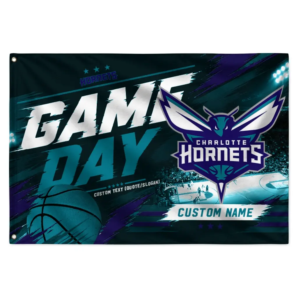 Charlotte Hornets House Flag Personalized Energy Brushstrokes Teal Best Selling Charlotte Hornets House Flag Personalized Energy Brushstrokes Teal Best Selling