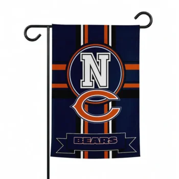 Chicago Bears Garden Flag Customized Circle Medallion Blue Best Selling