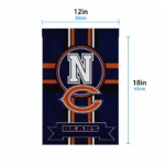 Chicago Bears Garden Flag Customized Circle Medallion Blue Best Selling