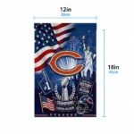 chicago-bears-garden-flag-customized-icon-collage-blue-best-selling.webp
