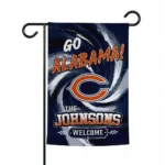 Chicago Bears Garden Flag Personalized Swirl Vortex Blue Best Selling