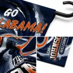 Chicago Bears Garden Flag Personalized Swirl Vortex Blue Best Selling
