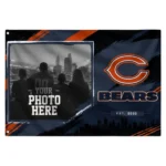 Chicago Bears House Flag Custom Framed Photo Blue Black Best Selling