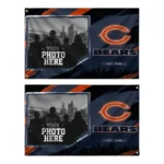 Chicago Bears House Flag Custom Framed Photo Blue Black Best Selling