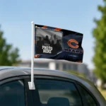 Chicago Bears House Flag Custom Framed Photo Blue Black Best Selling