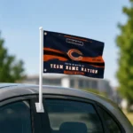 Chicago Bears House Flag Customized Brushed Streaks Blue Best Selling