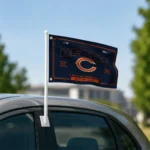 Chicago Bears House Flag Customized Ornate Border Blue Best Selling