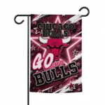 Chicago Bulls Garden Flag Custom Glowing Star Red Best Selling