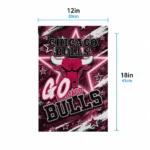 Chicago Bulls Garden Flag Custom Glowing Star Red Best Selling