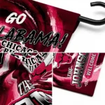 Chicago Bulls Garden Flag Custom Swirl Vortex Red Best Selling