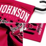Chicago Bulls Garden Flag Customized Distressed Stripes Red Best Selling