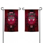 Chicago Bulls Garden Flag Customized Laurel Wreath Red Best Selling