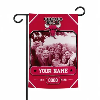 Chicago Bulls Garden Flag Customized Photo Frame Red Best Selling