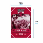 Chicago Bulls Garden Flag Customized Photo Frame Red Best Selling