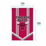 Chicago Bulls Garden Flag Personalized Chevron Stripes Red Best Selling
