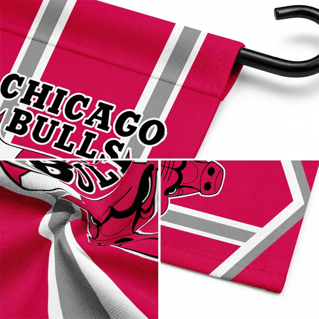 Chicago Bulls Garden Flag Personalized Chevron Stripes Red Latest Model Chicago Bulls Garden Flag Personalized Chevron Stripes Red Latest Model