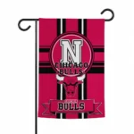 Chicago Bulls Garden Flag Personalized Circle Medallion Red Best Selling