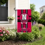 Chicago Bulls Garden Flag Personalized Circle Medallion Red Best Selling