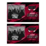 Chicago Bulls House Flag Customized Framed Photo Red Black Best Selling