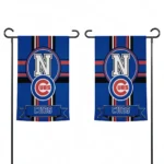 Chicago Cubs Garden Flag Custom Circle Medallion Blue Best Selling