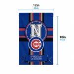 Chicago Cubs Garden Flag Custom Circle Medallion Blue Best Selling
